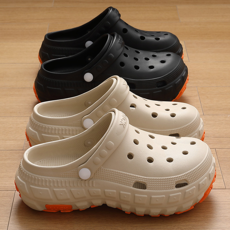 Eva Clogs Women's Summer Home Non-Slip Thick-Soled Outer Wear Beach Sandals Baotou Slippers Summer Wholesale