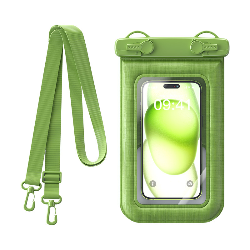 Picture of Cross-border new mobile phone waterproof bag touch screen sponge floating can be slung large capacity ipx8 waterproof mobile phone case