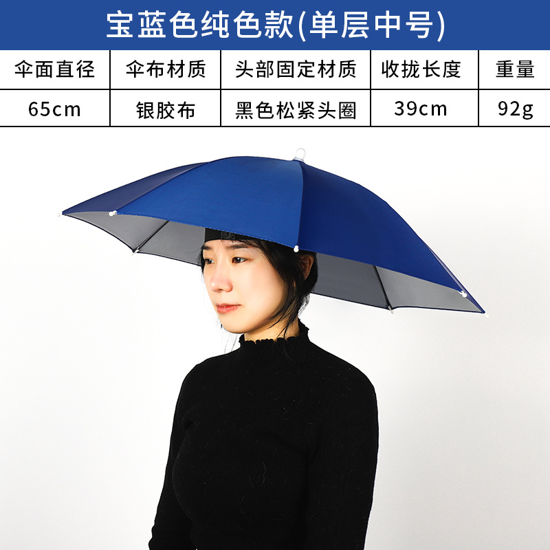 Picture of Large wholesale double-layer wind-resistant sturdy umbrella cap large folding dual-use sturdy sunshade umbrella custom advertising
