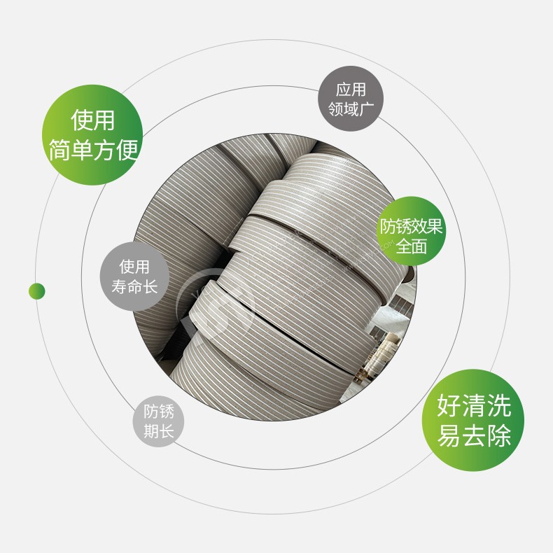 Picture of Manufacturer Produces Wrinkled Brushed Paper, Packaging Steel Roll Transportation Protection Packaging Composite Paper, Thickeneded Ribbed Anti-Rust Paper