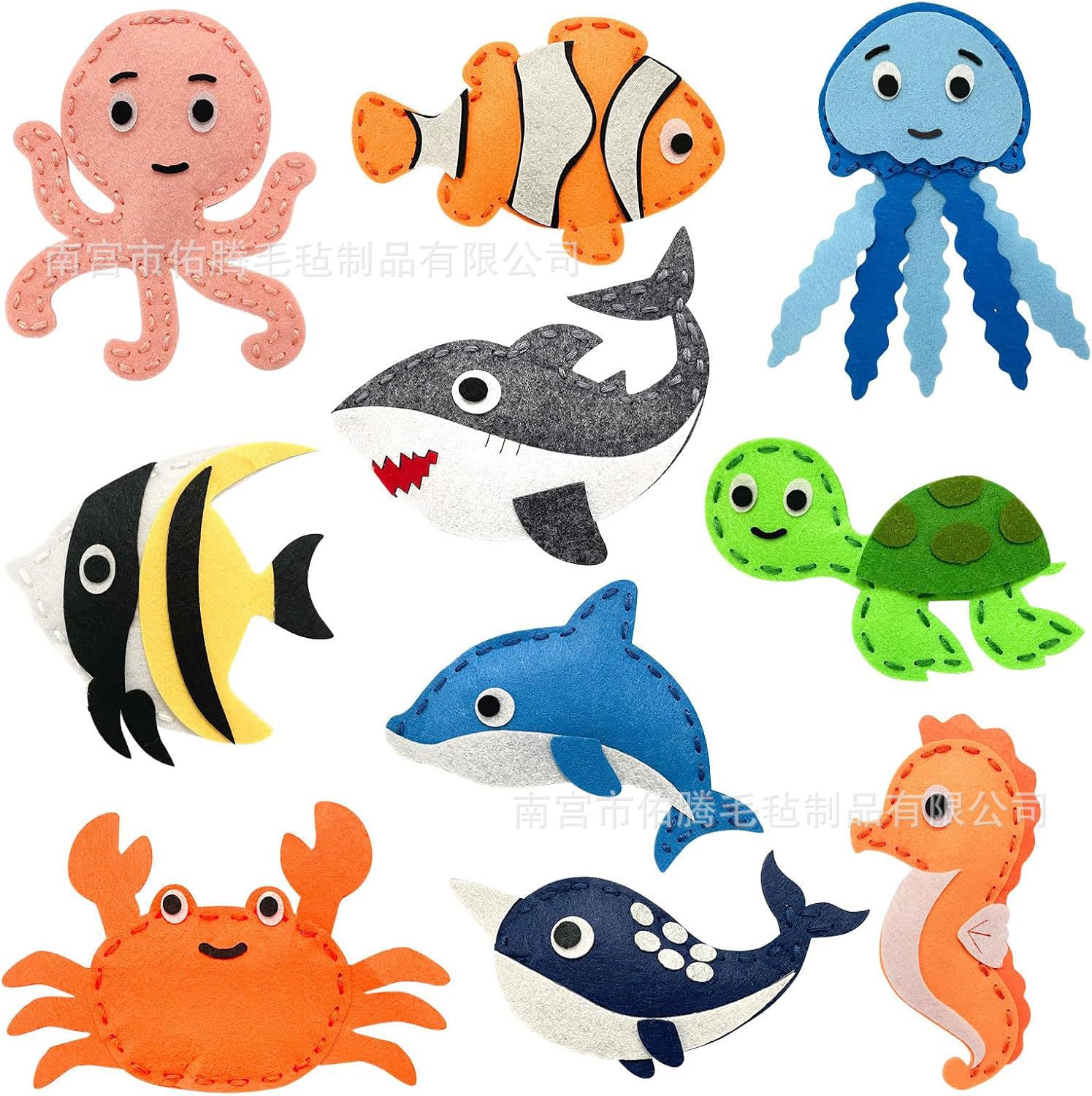 non-woven sewing sewing music handmade diy sewing suit creative cartoon children's educational kindergarten making material package