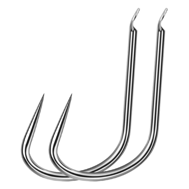 Titanium Alloy New Guandong Big Hook Giant Green Hook Bulk Japanese Imported Barbed Grass Hook Fishing Hook