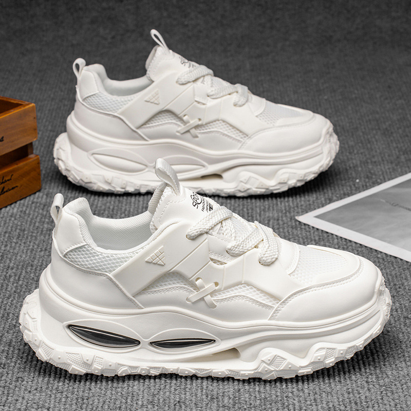 Picture of Internet celebrity popular men's shoes, summer breathable mesh, casual inner heightening daddy shoes, teenager running shock-absorbing sneakers