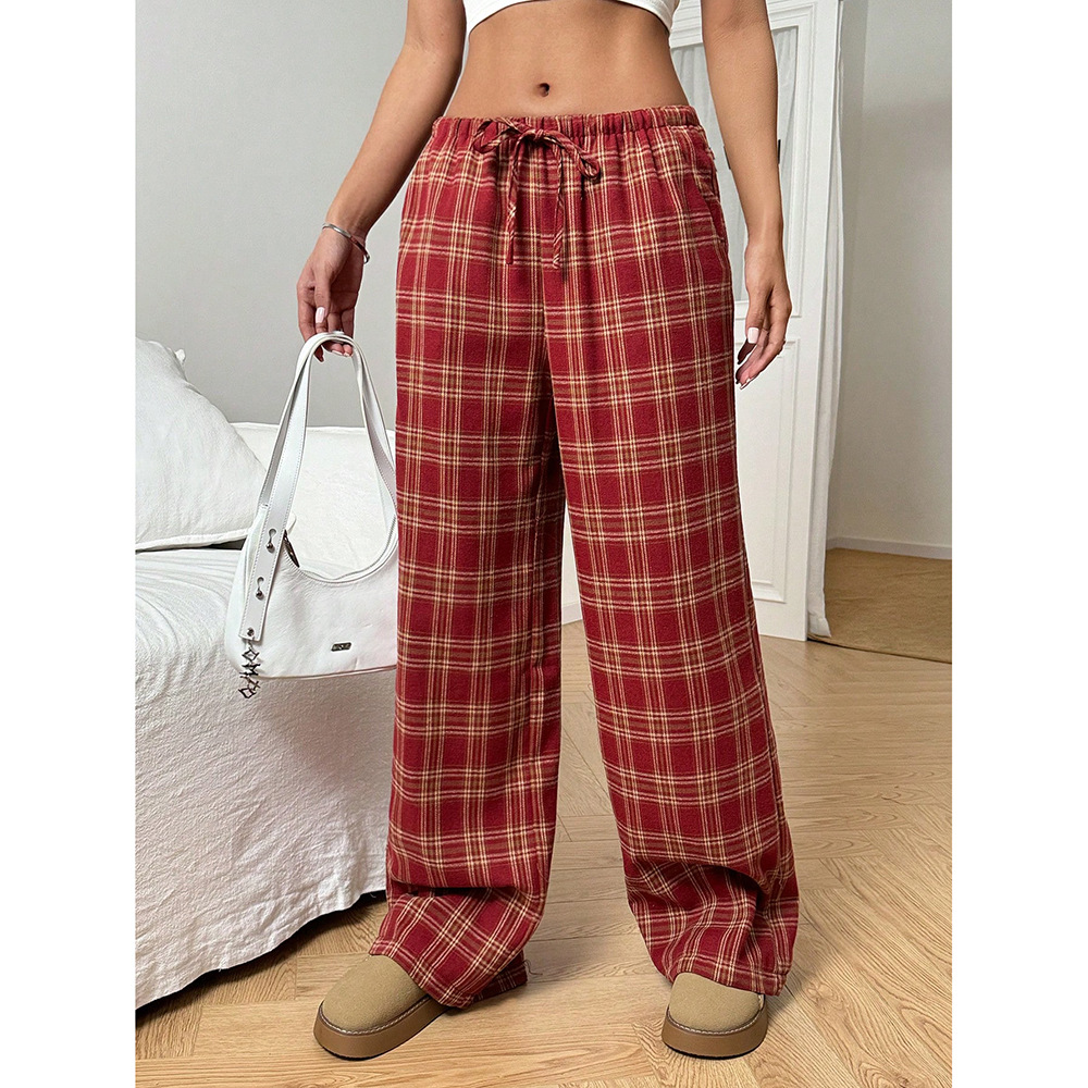 Picture of 2024 Spring and Autumn Spice Girls Women's New High Waist Wide Leg Pants Loose Slim Spice Girls Casual Pants Amazon