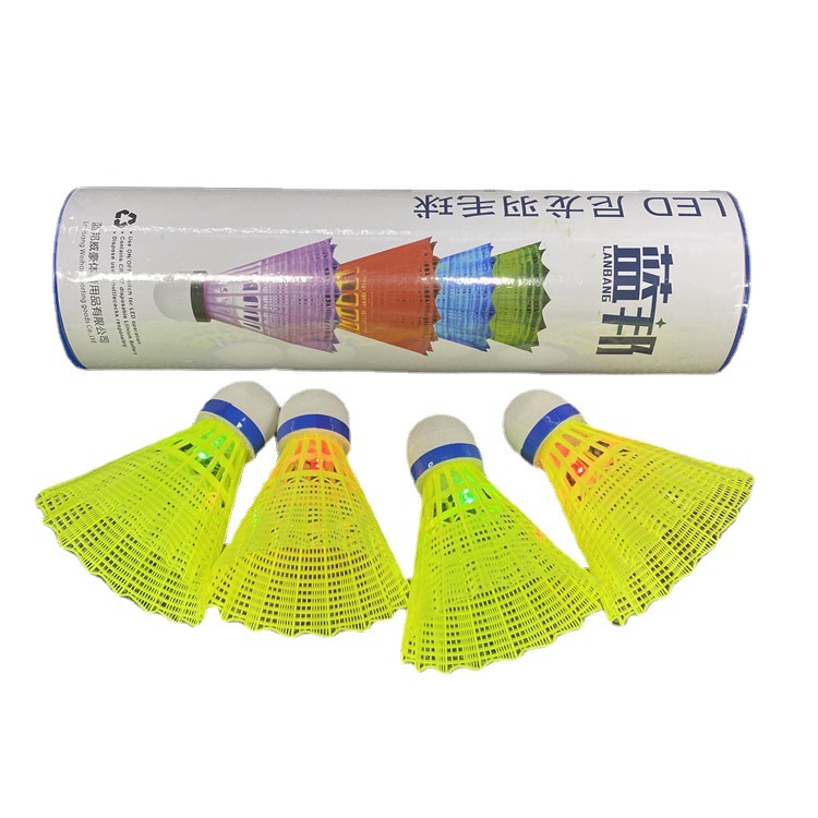 Picture of Blue Bang LED Badminton Luminous Badminton Outdoor Training Windproof Night Luminous Ball Nylon Ball