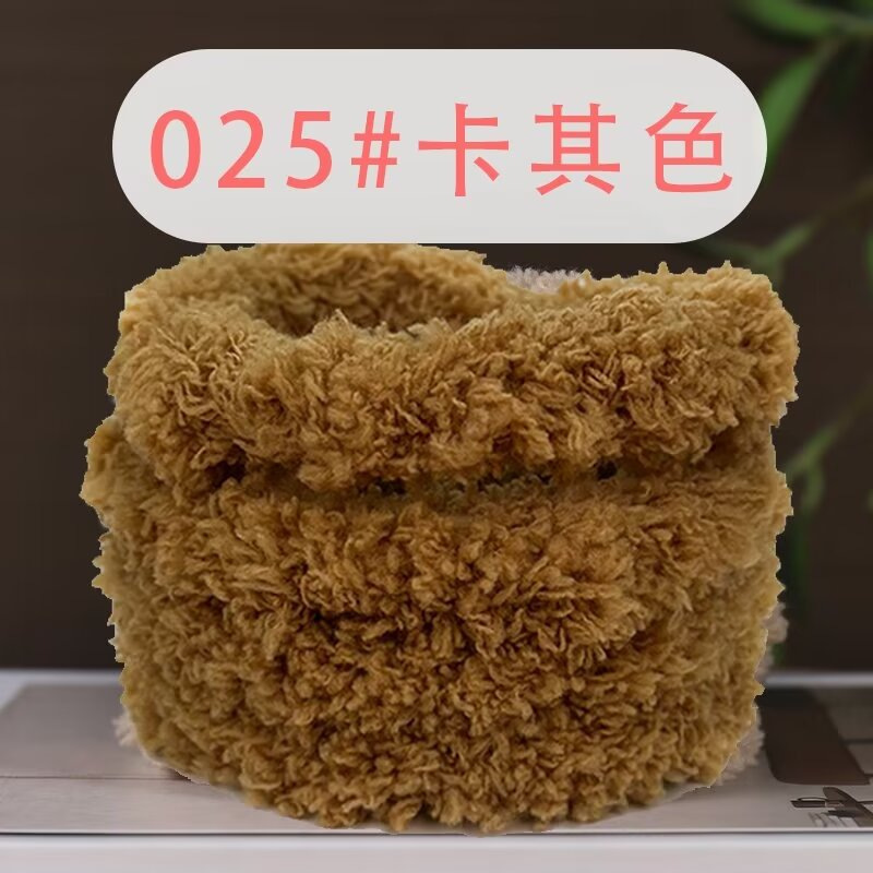 Picture of 15mm coral fleece twist bar super thick super dense handmade diy material bag puppy cat rabbit wool top