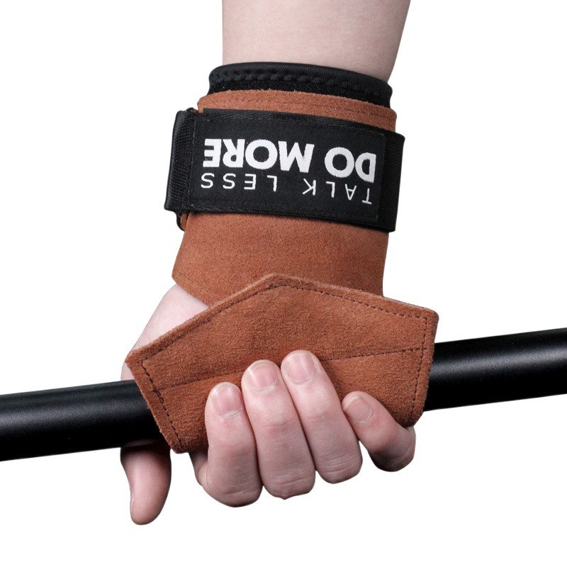 Cowhide Palm protector fitness palm protector anti-slip wear-resistant wrist protector hard pull grip band cross-border in stock