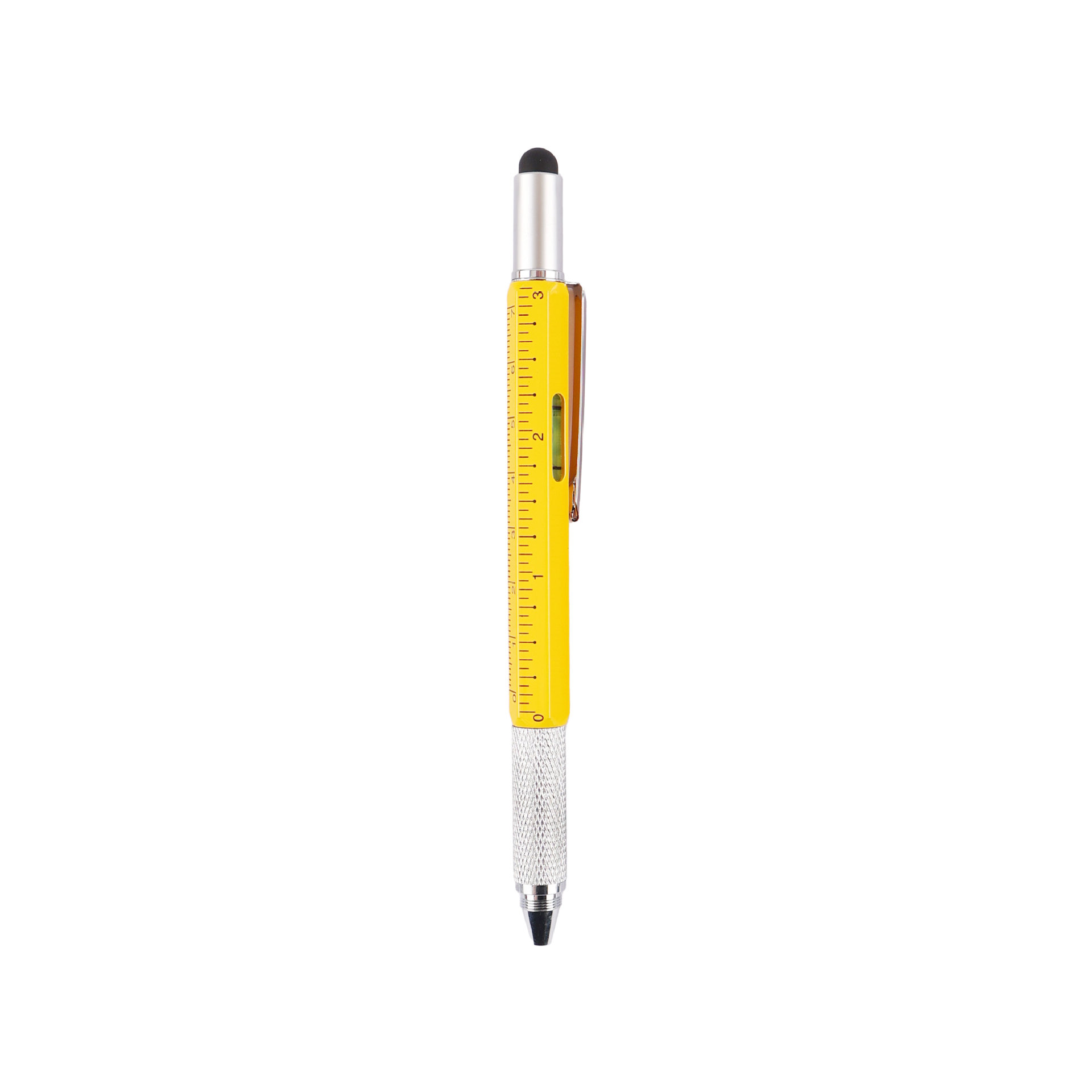 Picture of Factory wholesale ballpoint pen multi-function pen tool pen six-in-one metal pen touch screen pen level meter can be used as logo
