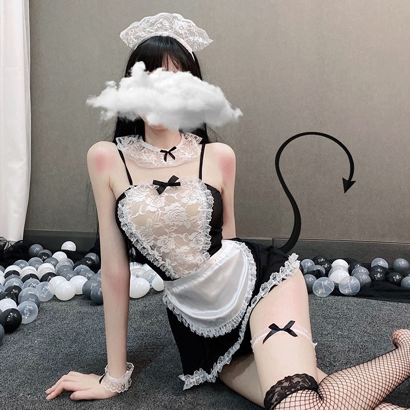 Sexy lingerie sexy plus size maid uniform temptation pure students do not take off passion suit pajamas women wholesale