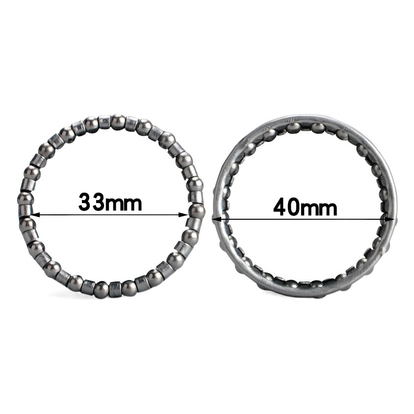 Bicycle Mountain Bike Folding Bicycle Front Fork Bowl Set Ball Steel Ball Bead Rack Central Axle Flower Drum Ball Rack Beads