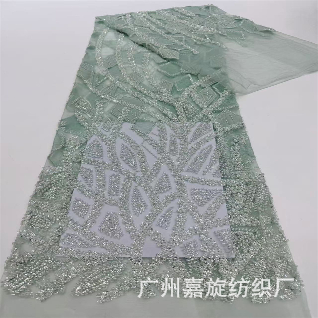 Irregular geometric shapes, small long tubes, sequins, lace fabrics, nail beads, embroidered wedding dresses, cheongsam, fashion fabrics