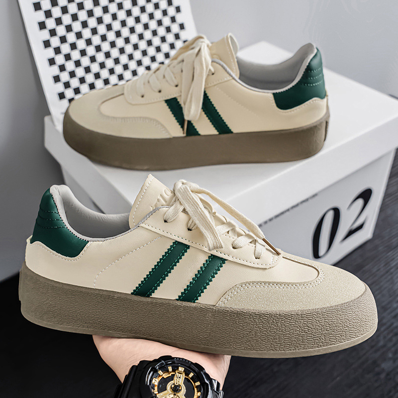 German training shoes men's shoes 2025 new summer niche design sense Hong Kong style fashion retro low-top casual board shoes men's model