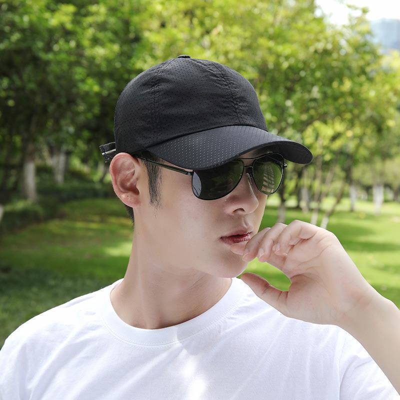 Quick-drying Hat Men's Summer Thin Breathable Sunscreen Shade Baseball Cap Women's Outdoor Running Cap Women's Sports Cap