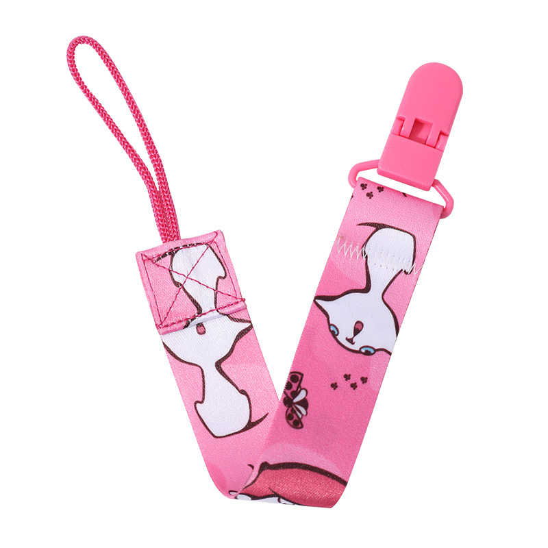 Picture of Factory in stock direct double-sided floral pacifier chain baby toy teether anti-drop chain lanyard baby anti-drop strap