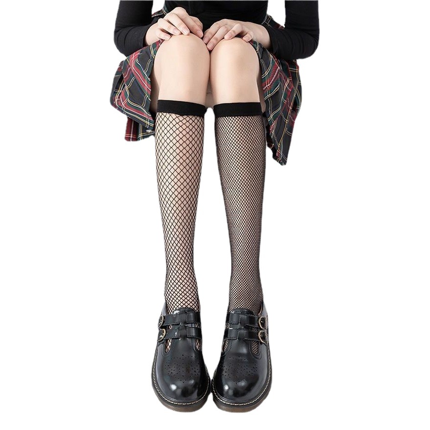 Fishnet Socks Small Leg Socks Korean Fishnet Socks Mesh Socks Harajuku Short Fishnet Socks Japanese Short Tube Mesh Silk