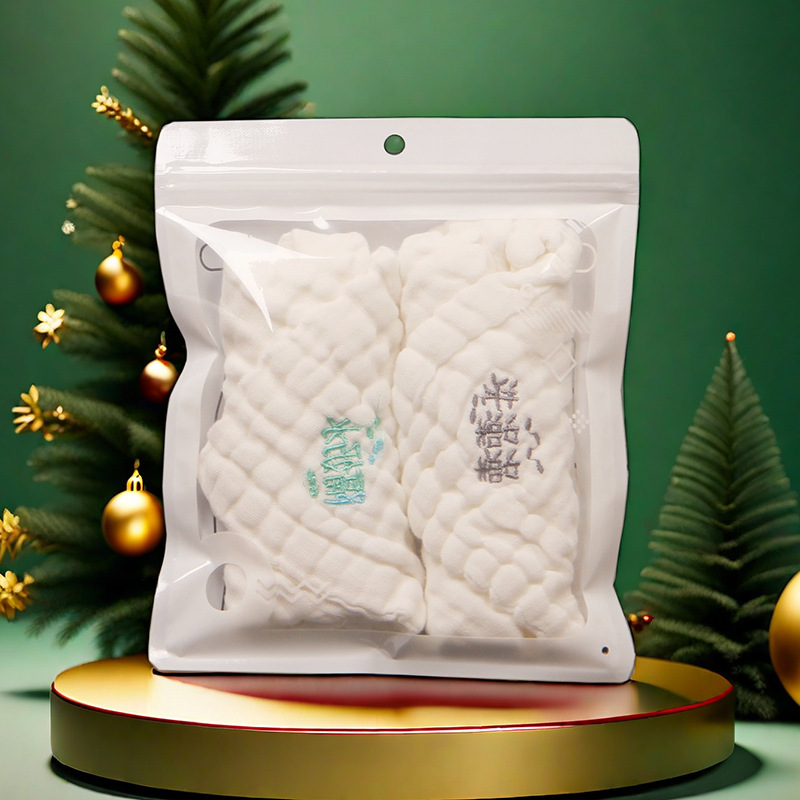Children's underwear packaging bag cotton socks self-sealing bag silk stockings rubber band silk scarf head flower saliva towel transparent bag in stock