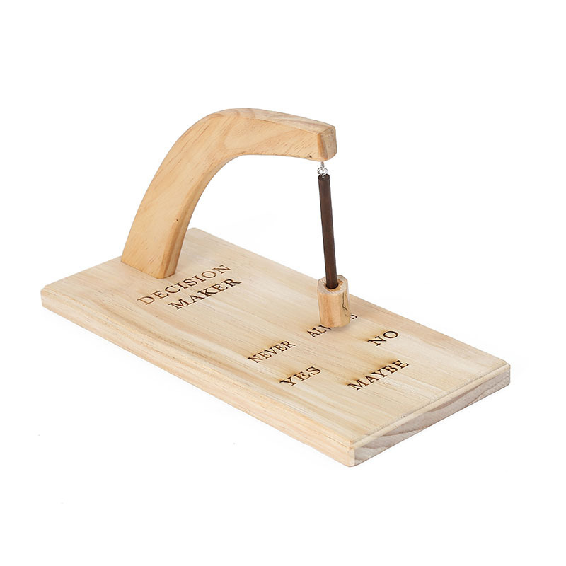 Picture of Cross-border new product Decision Maker Maker carving oak wooden crafts pendant wholesale