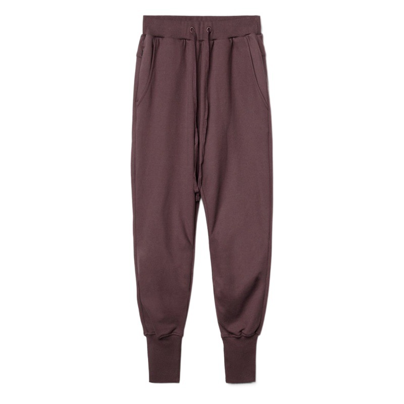 2021 Autumn and Winter Fitness Trousers Men's Muscle Elastic Sports Pants Running Training Basketball Pants Loose Foot-toe Sweatpants