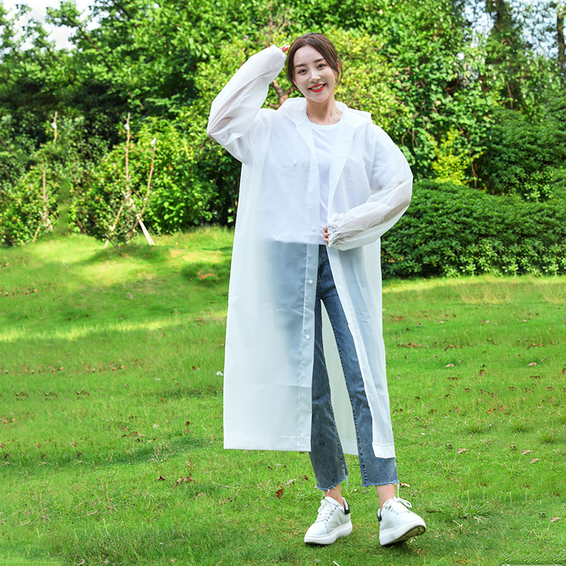 Picture of Non-Disposable Eva Unisex Outdoor Raincoat Drifting Travel Rainstorm-proof Thickened Portable Adult Raincoat