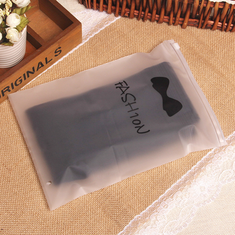 EVA Leggings Packaging Bag Scarf Swimwear Towel Zipper Velvet Thermal Underwear Underwear Bra Bath Towel Frosted