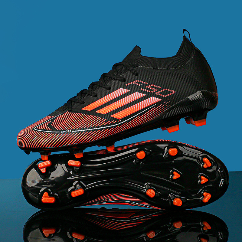 Cross-border Falcon F50 Youth Men's Soccer Boots Student FG Spike TF Nail Competition Training Sneakers