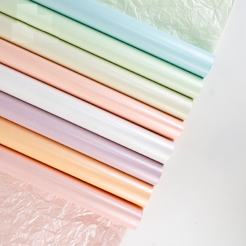 Waterproof material flower bouquet packaging paper lining cake dessert baking paper thickened pearlescent Sydney paper wholesale
