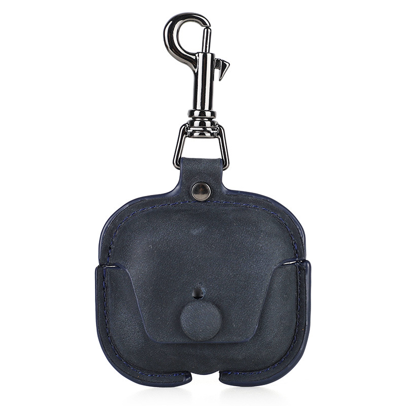 Picture of Suitable for airpods3 Protective Case Leather Hanging Buckle Portable Drop-resistant Apple Third Generation Bluetooth Headset Leather in stock