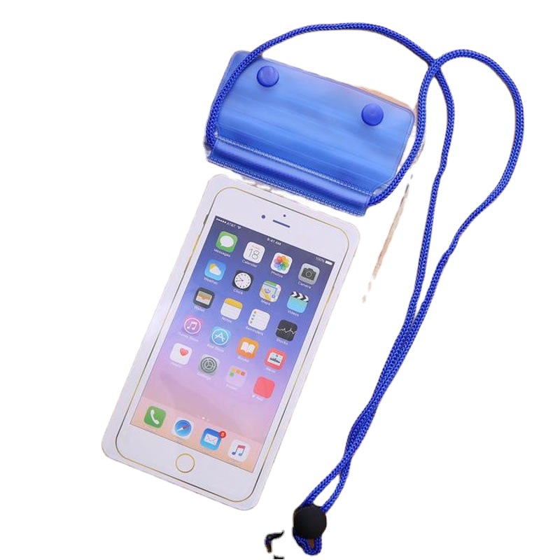 Picture of Double-layer Thickened Barrier-free Mobile Phone Waterproof Bag Transparent Waterproof Mobile Phone Case Large Takeaway Mobile Phone Waterproof Han Proof Bag