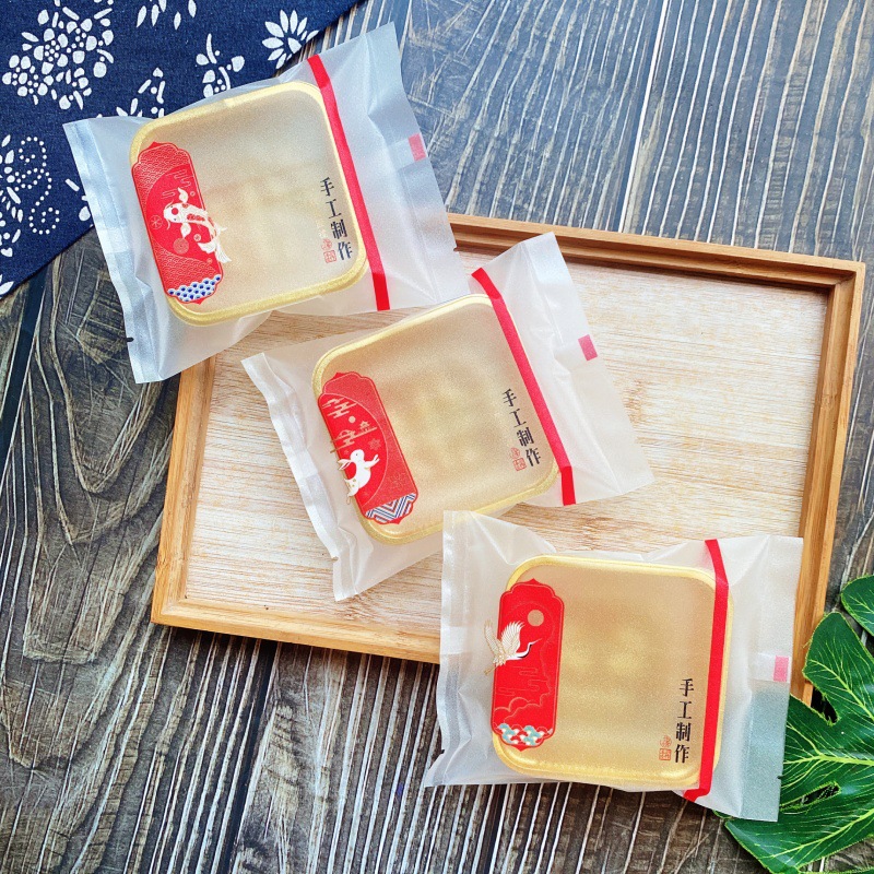Thickened brushed handmade 100g 125g Mid-Autumn Moon Cake Packaging Jade Rabbit Mooncake Bag