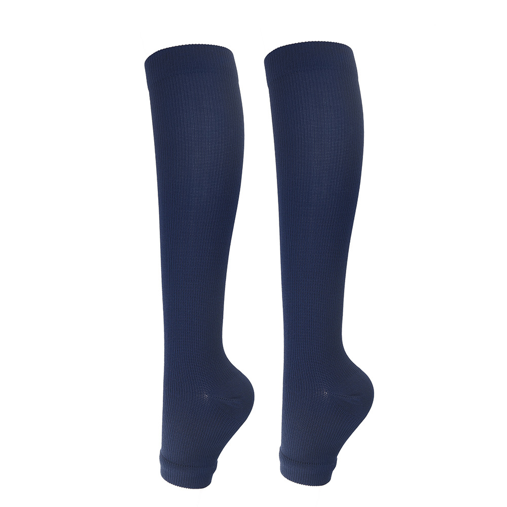 Picture of Solid Color Sports Compression Socks Anti-flexure Compression Socks Running Stretch Socks Suitable for Nurse Wrap Calf
