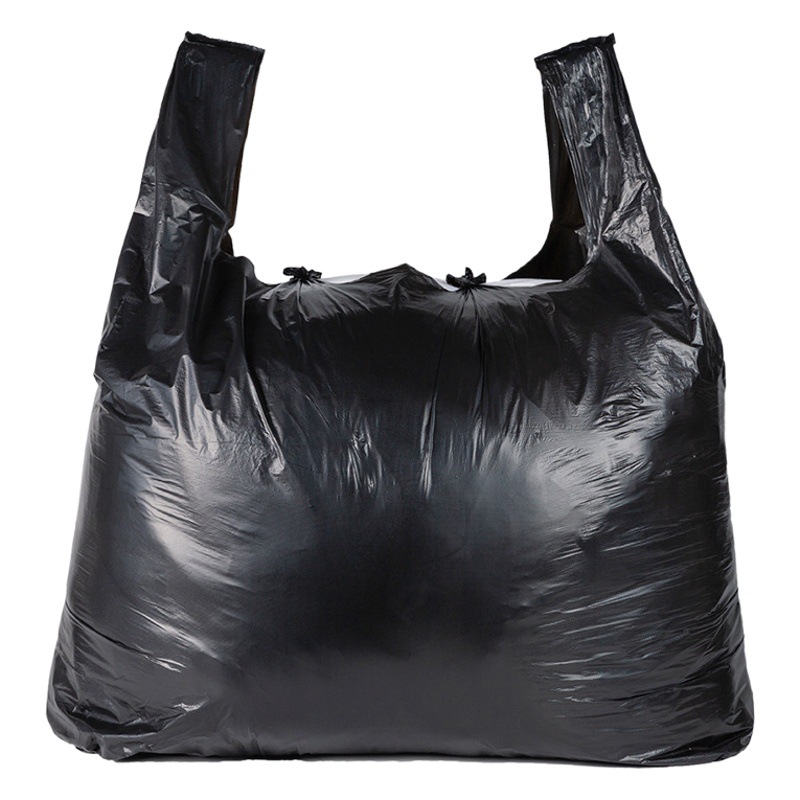 Black Extra Large Plastic Bag Commercial Extra Large Thickened Portable Vessal Bag for Moving Storage Clothing Packing Bag
