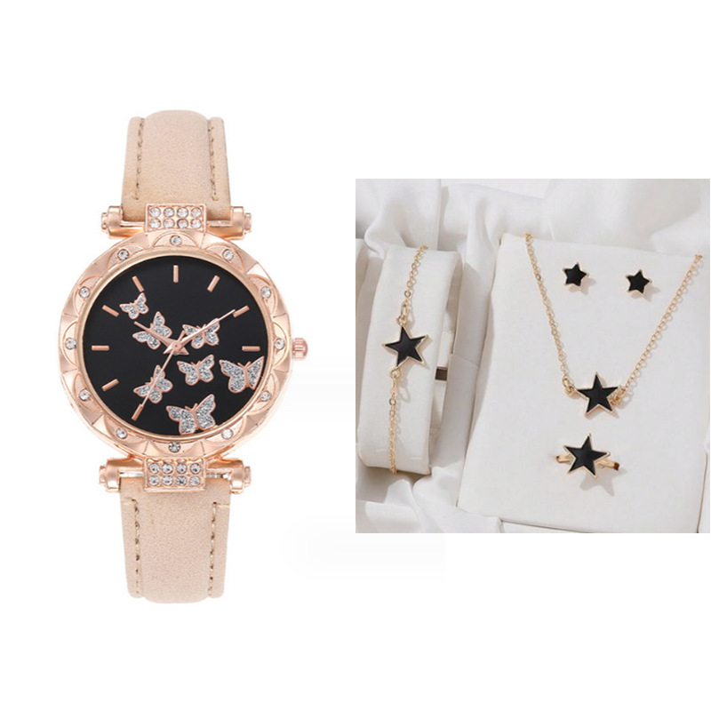Picture of New TikTok Popular Women's Watch Fashion Simple Watch Butterfly Digital Belt Watch Wholesale