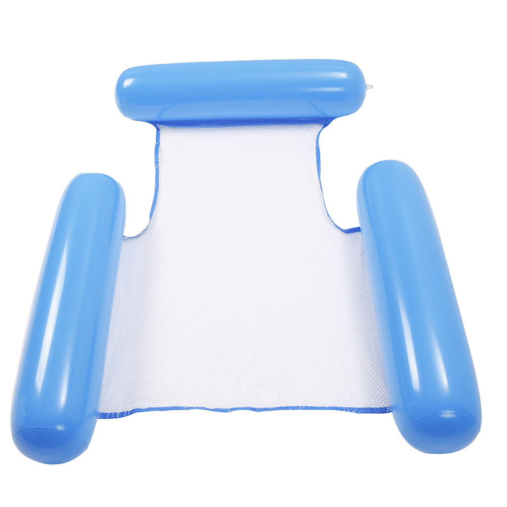 Picture of Cross-Border Spot Three-Tube Inflatable Water Bed New Product Stripesd Inflatable Floating Row Large and Small Hammock Water Supplies Lounge Chair