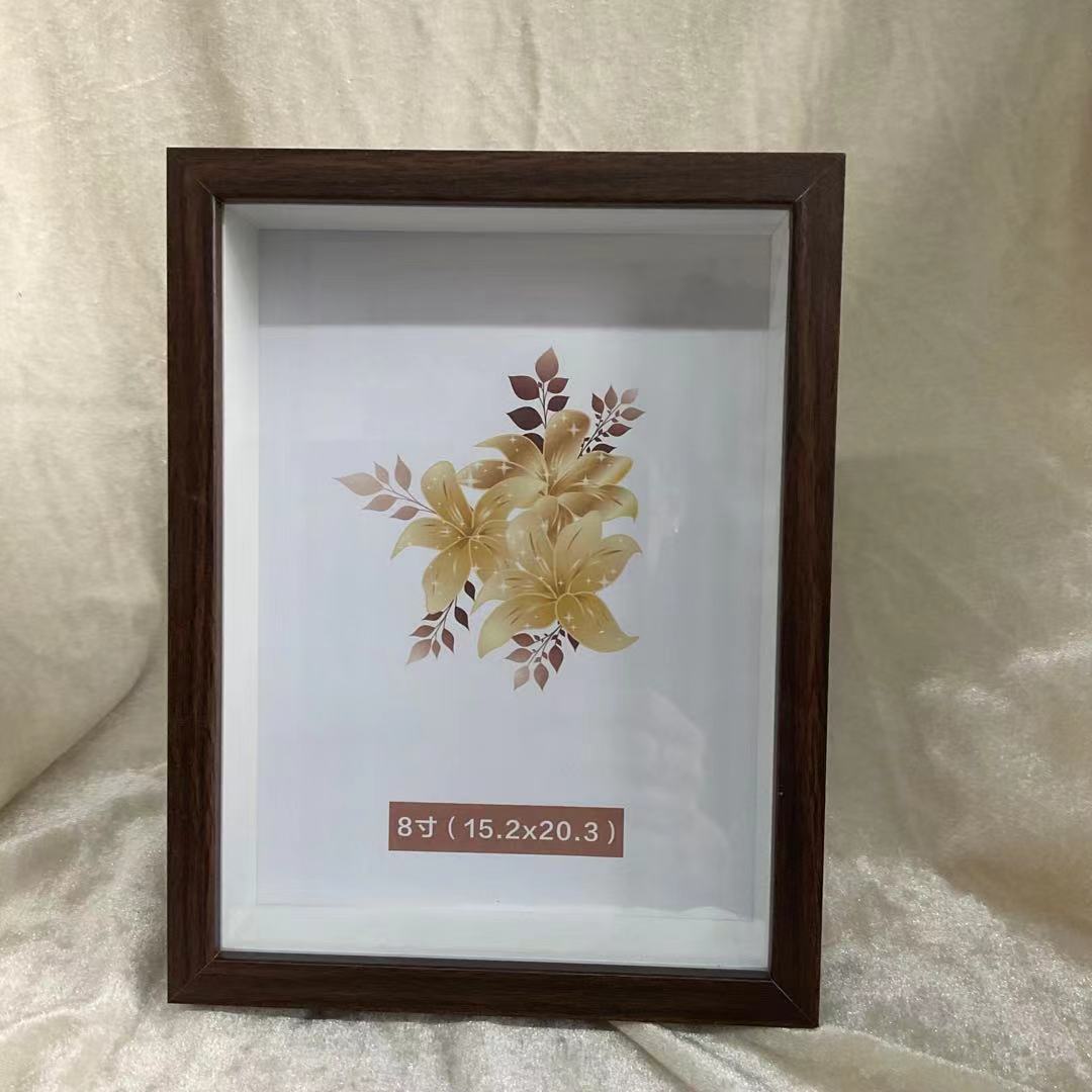 Picture of Hollow Picture Frame Dried Flower Photo Frame Empty Frame Handmade Roses Immortal Flower Specimen 6 Inches 7 Inches 8inch 10inch A4A3 Phase