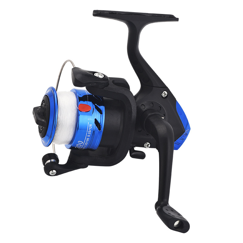 Picture of Type 200 small fishing wheel with line fishing wheel spinning wheel fishing wheel rock fishing wheel fishing gear sea Rod Road Asian rod fishing wheel