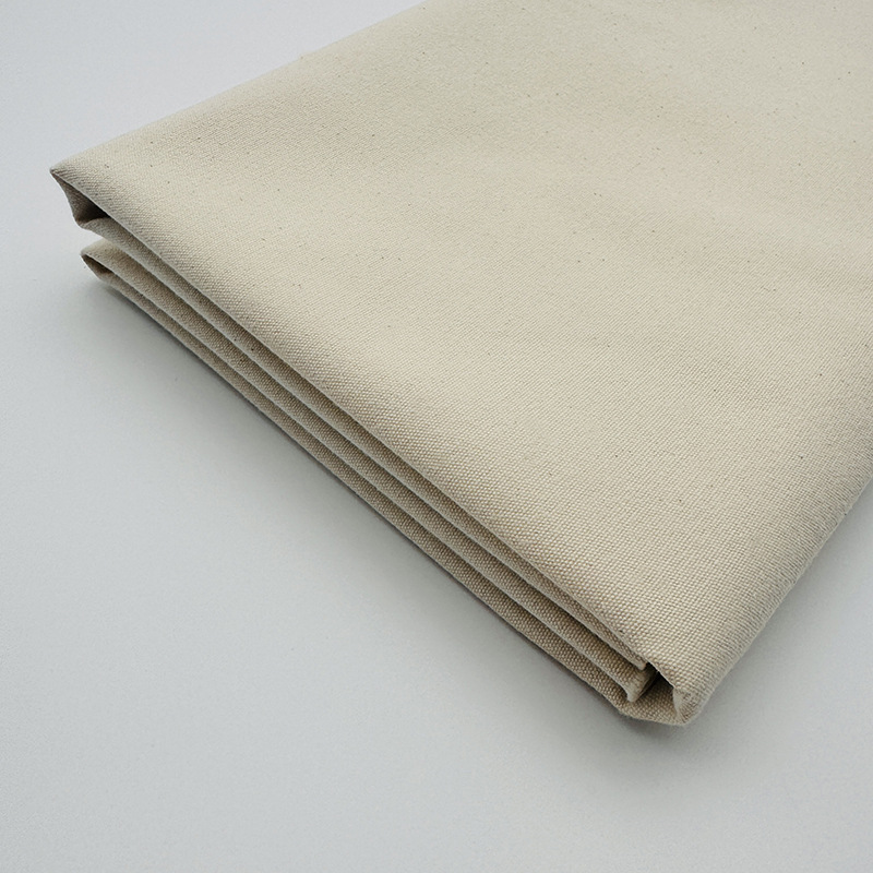Picture of Wholesale 340g Pure Cotton Canvas Tent Bag Fabric Plain Canvas Customizable Cotton White Raw Cloth