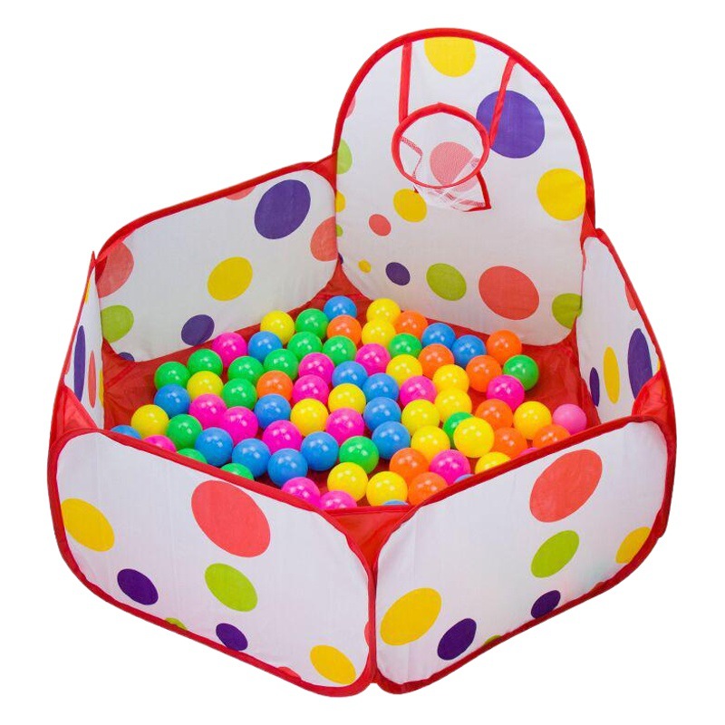 Cross-Border Amazon Children's Game Tent House Baby Wave Ocean Ball Pool Toy House Infant Portable Folding