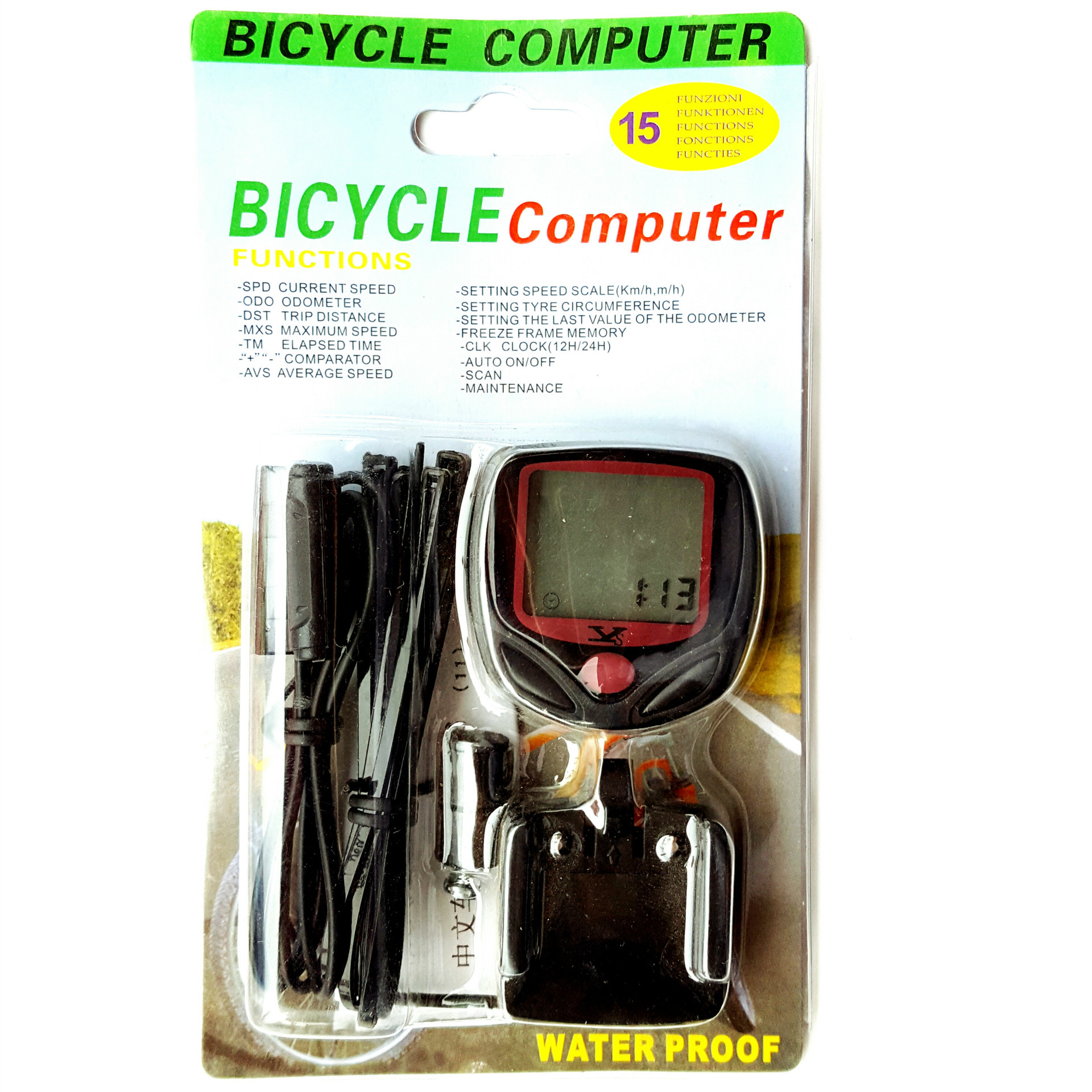 Yousheng 548b Bicycle Chinese Code Meter Mountain Speedometer Odometer Riding Speedometer Bicycle Accessories