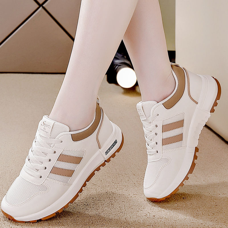 Cross-border sneaker Women's Spring New Mesh Breathable Comfortable All-match Women's Casual Shoes Lightweight Soft-soled Torre Shoes