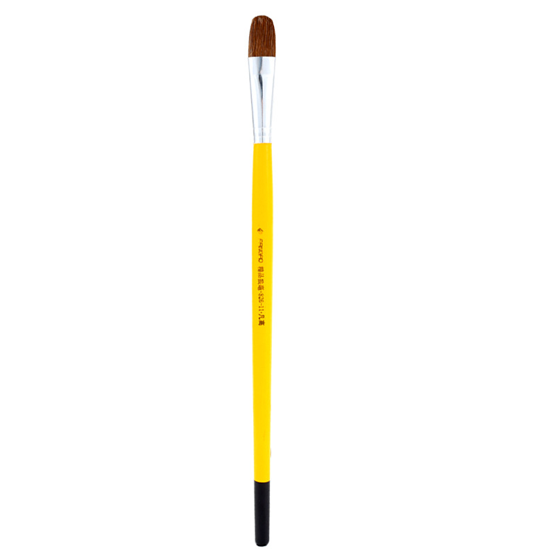 Picture of Wolf brush oil brush 6 sets of watercolor acrylic flat brush art painting tools gouache paint brush