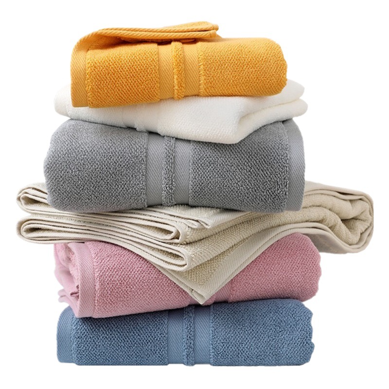 Jieliya bath towel Xinjiang long-staple cotton extra thick absorbent soft cotton plain home Bath swimming wrap towel