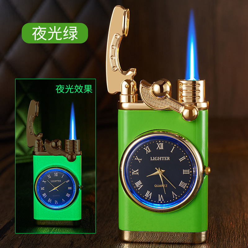 Picture of Personalized cross-border multifunctional electronic watch cigarette lighter one-in-one multi-purpose Internet celebrity men's gift lighter