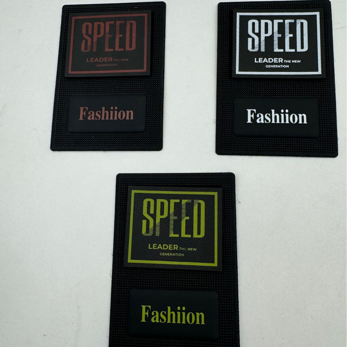 Clothing accessories leather brand armband trademark spring and summer 2024 new pudding stickers can be fixed LOGO proofing embroidery leather logo
