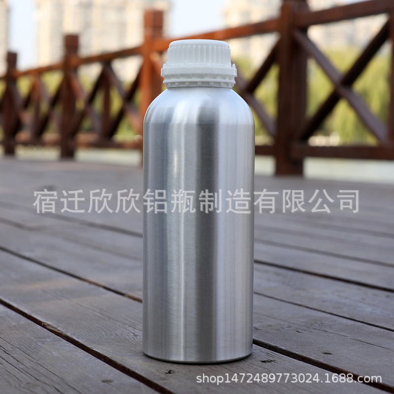 1.1L Polished Aluminum Bottle Aromatherapy Bottled 1kg Essential Oil Pure Dew Aluminum Can Aluminum Bottle Curing Agent Electrolyte Bottle