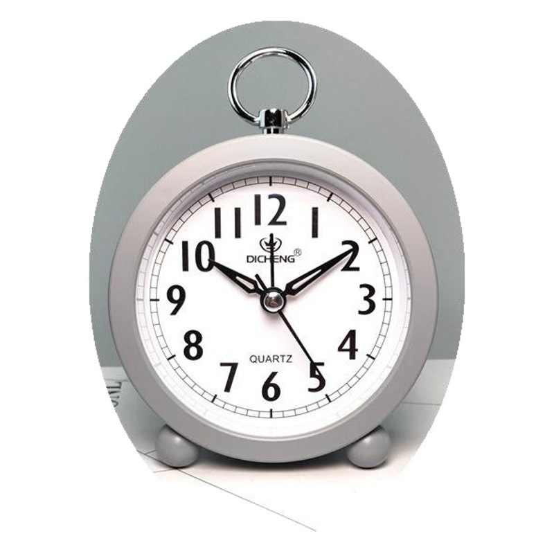New Macaron Color Alarm Clock Office Home Simple Round Alarm Clock Student Clock Small Gift Wholesale OS004