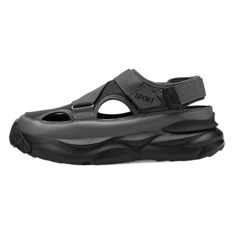 Croc Shoes Men's 2025 New Spring Overtime Work Dad Driving Sandals Men's Baotou Sports Beach Sandals