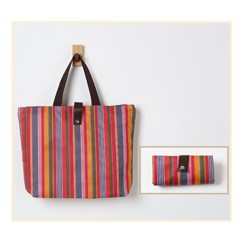 Picture of Oxford Cloth Foldableing Shopping Bag Satchel Shopping Bag Satchel Advertising Environmentally Friendly Foldableable Grocery Shopping Bag Customization