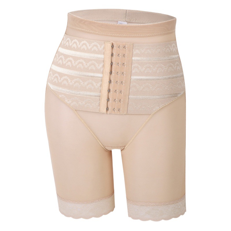[Slim Clothes Welcome] Body Shaping High Waist Abdomen Tinting Underwear Waist Seal Waist Hip Large Size Postpartum Boxer Abdomen Tinting Pants