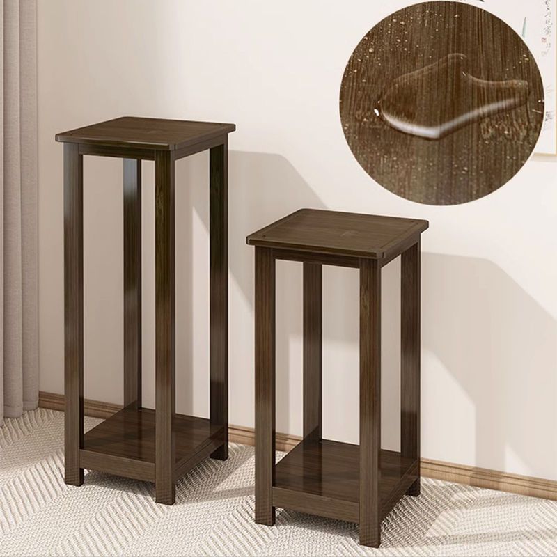 Picture of Chinese flower stand, balcony, flower stand, storage rack, succulent pothos flower pot shelf, flower stand, solid wood balcony, how many layers