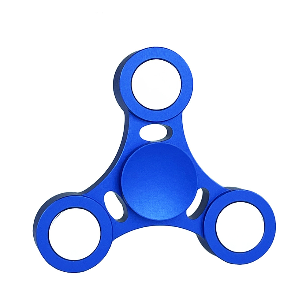 Picture of Fingertip Gyro Metal Aluminum Alloy Finger Gyro Leaker Swivel Adult Student Palm Rotating Decompression Toy